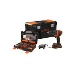BLACK+DECKER Akku-Schlagbohrschrauber BDCHD18S1KA, 18Volt