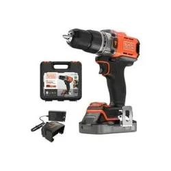 BLACK+DECKER POWERCONNECT Akku-Schlagbohrschrauber BCD383D1XK, 18Volt