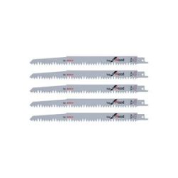 Bosch Accessories 2608650676 Säbelsägeblatt S 1531 L, Top for Wood, 5er-Pack Sägeblatt-Länge 240 mm 5 St.