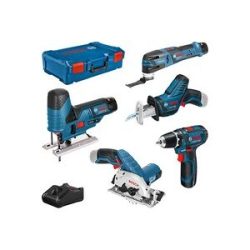 Bosch Professional 5 tool KIT + GBA + GAL + XL-Boxx 0615A0017C Werkzeugset Universal 10teilig