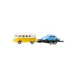 SIKU SUPER VW T1 mit Anhänger und VW Käfer, Modellfahrzeug
