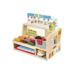 Spinmaster Melissa und Doug Sandwichtheke Holzspielset