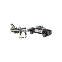 Bruder - RAM 2500 Polizei Pickup mit L + S Modul, Multicolor