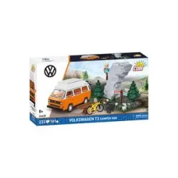 COBI 24638 - VW Volkswagen T3 Camper Van, Bausatz 1:35, 232 Klemmbausteine