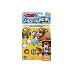 Spin Master Melissa & Doug - Sticker WOW! Hund Aufkleberstempel & Block, Basteln
