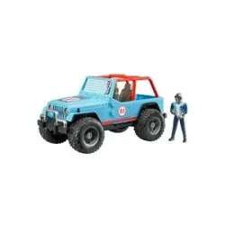 Bruder Jeep Cross Country Racer mit Rennfahrer, Modellfahrzeug