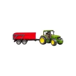 Bruder - John Deere 6920 mit Wannenkippanhänger 1:16, Multicolor