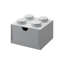 Lego Aufbewahrungsbox Grau | 11.3 × 15.8 × 31.6 cm | 5.8 l