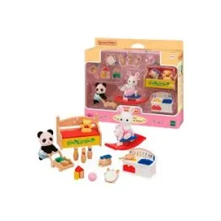 EPOCH Sylvanian Families - Baby Kindergarten Spielzeug mit Figuren, Konstruktionsspielzeug