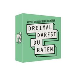 Dreimal darfst du raten, Kartenspiel