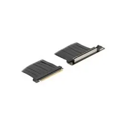 Delock Riser Karte PCI E 5.0 x16>x16 Slot 90° mit Kabel 30cm, Riser Card