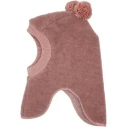Wollfleece-Schlupfmütze mit Bommel