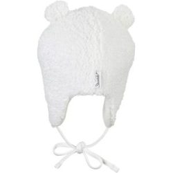 Sterntaler Plüschmütze mit Ohren Eisbär natur unisex
