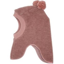 Woll-Schlupfmütze mit Bommel