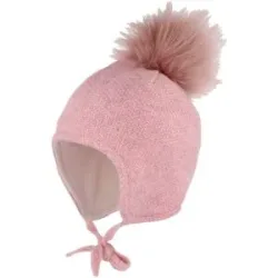 Winter-Strickmütze Glitzer Fake Fur