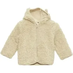 Plüschjacke Kapuze mit Ohren