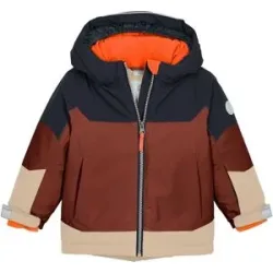 Winterjacke mit Kapuze Colorblock