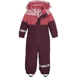 Schneeoverall mit Kapuze Colorblock