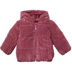Cord-Steppjacke mit Kapuze Plüschfutter