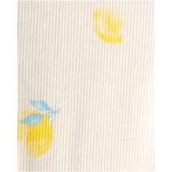 Carter's Leggings Zitrone Rippqualität natur