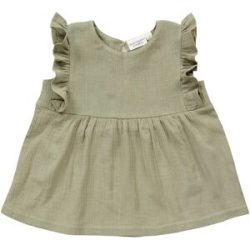 Musselin-Bluse mit Flügelarm