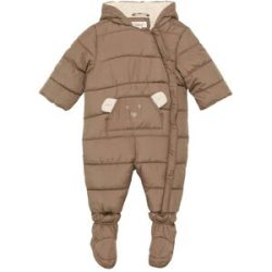 Steppoverall mit abnehmbarem Fuß Bär