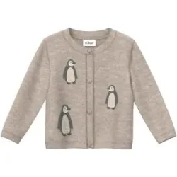 Strickjacke Häkel-Pinguine