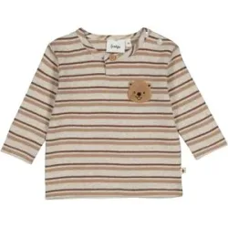 Shirt langarm Ringel Biber