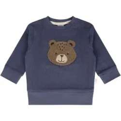 Krepp-Sweatshirt Bär