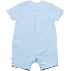 Bornino Musselin-Spieler hellblau 74/80 unisex