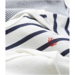 Petit Bateau - Triopack, Bodys, kurzarm, 18M, Weiss