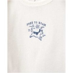 Carter's 3-tlg. Set Body kurzarm, Body langarm und Jogginghose Tiere Ringel blau   natur