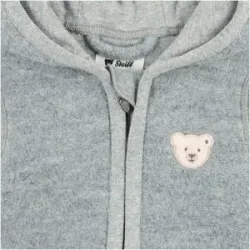 Wollwalk-Overall mit Kapuze