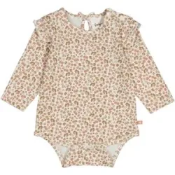 Body langarm Blumen Rüschen