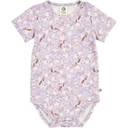 Body kurzarm Einhörner Blumen