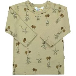 Woll-Shirt langarm Hasen
