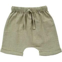 Sense Organics Musselin-Shorts oliv unisex
