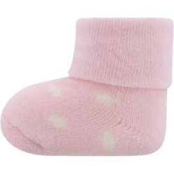 Ewers 3er-Pack Erstlingssocken Hase rosa   natur