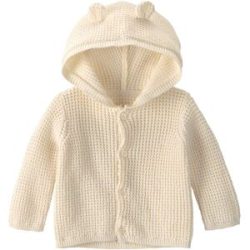 Strickjacke Kapuze mit Ohren