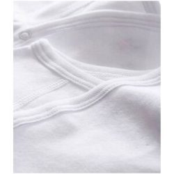 Petit Bateau - Body, langarm, Lot 2 bodies naiss ML 54218, 12 Monate, Weiss