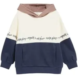 Sweatshirt mit Kapuze Colorblock