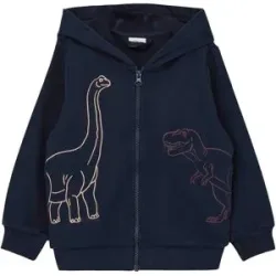 Sweatjacke mit Kapuze Dinos
