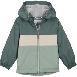 Regenjacke mit Kapuze Colorblock