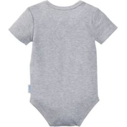 baby-walz 2er-Pack Bodys kurzarm grau 98/104 unisex