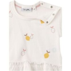 Sanetta Pure T-Shirt Zitronen Volant natur