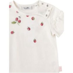 Sanetta Fiftyseven T-Shirt Himbeeren Rüschen natur
