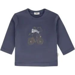 Shirt langarm Bär Fahrrad
