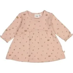 Ajour-Kleid langarm Blumen