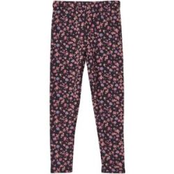 Fleece-Leggings gefüttert Blumen