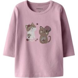Shirt langarm Katzen